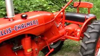 How to crank start Allis Chalmers B hot start [upl. by Basilius774]