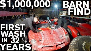 1000000 Barn Find First Wash in 32 Years Bizzarrini P538 [upl. by Paige]