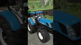 NewHolland T7070💪💪 farmingsimulator fs23 newholland T7070 shorts shortvideo shortsvideo [upl. by Aicirtac]