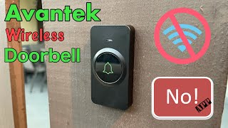 Avantek Wireless Doorbell  No Wires  No App  Installs In Less Than 5 Minutes [upl. by Brook]