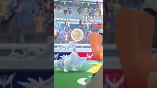 Reshiram coolest move in Mega Aggron Raid [upl. by Philender]