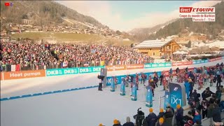 Poursuite Femmes Grand Bornand  BIATHLON 2022 [upl. by Winnifred668]