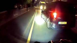 crazy driver overtakes and almost gets my bike killed [upl. by Ardnasirhc]