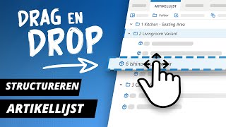 Hoe structureer je artikellijsten  pConbasket Tutorial [upl. by Aikit]