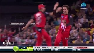 Highlights Renegades v Thunder  BBL06 [upl. by Oaht16]