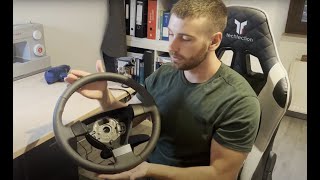 Lenkrad mit Leder beziehen Anleitung  Tutorial VW Polo 9n3 [upl. by Legnalos359]