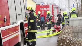 Video  Brand Volksschule Neuhofen an der Krems [upl. by Ylrebmit]