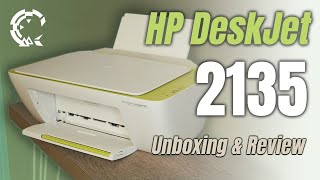 Multifuncional HP DeskJet 2135 Unboxing amp Review [upl. by Kiley]