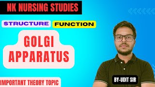 Golgi Apparatus ll structure ll function ll important cell organelle ll byUdit Sir [upl. by Rabiah]