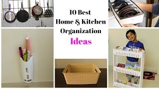 10 Best Home And Kitchen Organization Ideas [upl. by Lerrud]