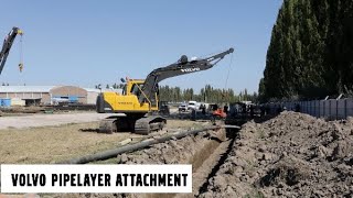 Volvo Excavator Pipelayer Attachment [upl. by Marin]