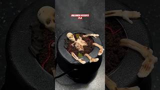 The cauldron of the skeleton 💀 halloween dessert skeleton youtube shorts [upl. by Otnicaj]