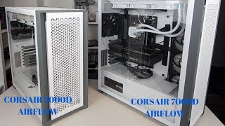 Corsair 5000D airflow vs Corsair 7000D airflow reviewing and comparing [upl. by Aennaej268]