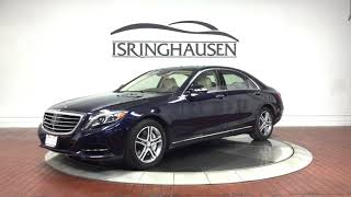 2016 MercedesBenz SClass S 550 4MATIC in Lunar Blue Metallic  219072 [upl. by Suhpesoj]