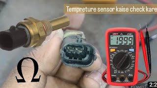 Coolant temperature sensor kaise check kare [upl. by Wolliw83]