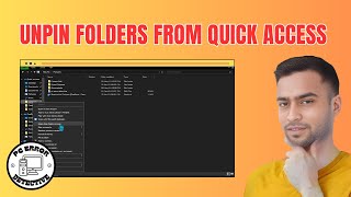 How to Unpin Folders From Quick Access in Windows  Simplify Your Workspace [upl. by Kram]