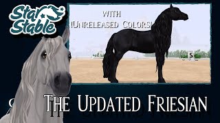 SSO  The new Friesian Horse  ALL colors gaits and special mane style [upl. by Iarahs]