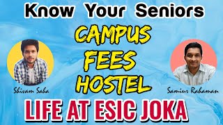 ESIC medico on the medical college life hostel campus tour fees cut off fest freshers 2021 [upl. by Nehttam759]