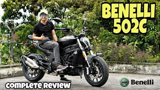 NEW BENELLI 502C WALKAROUND VIDEO  EXHAUST SOUND  THE URBAN CRUISER  MALAYALAM [upl. by Winshell]