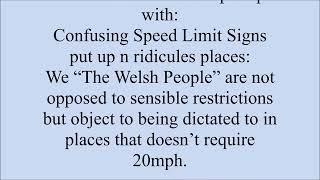 20 mph Christmas Present from the Welsh Labour Government 2023 [upl. by Nathan525]