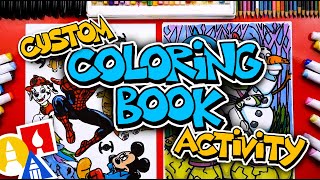 Happy Coloring Book Day  Custom Coloring Page Activity [upl. by Aihsiyt]