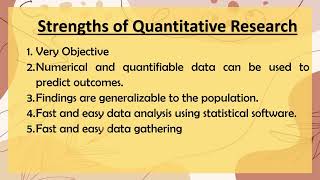 Practical Research 2 Quantitative Research [upl. by Ainorev]