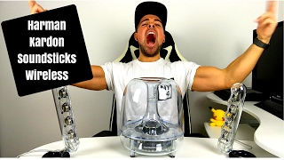 Harman Kardon SoundSticks WIRELESS Unbox and Review [upl. by Grand]