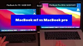 Apple MacBook Air m1 vs MacBook pro 2016 speed test 🫨 shorts apple MacBook speed shortvideo vs [upl. by Rawden426]