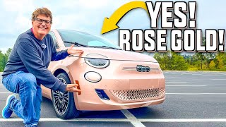 This New 2024 Fiat 500e Is The Perfect Accessory For Your Rose Gold Apple Watch amp Phone [upl. by Vish874]