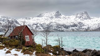 8 Lofoten im Winter 12  Traumhafte Landschaften bei Schneesturm und Sonnenschein [upl. by Isidor]