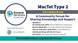 MacTel Type 2 A Community Forum for Sharing Knowledge and Support [upl. by Aschim752]