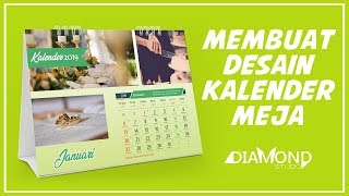 Cara Membuat Desain Kalender Meja 2019 Mudah dengan Corel Draw [upl. by Ardnaskela]