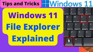 Windows 11 File Explorer Explained  Find and open File Explorer in Windows 11 [upl. by Leviram878]