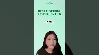 Dental school interview TIPS dentalschoolinterview dentalschool admissionconsultingservices [upl. by Acirderf532]