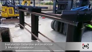 Instalación de Bolardos Automáticos  Control de Acceso Vehicular  Easy  OampO  RSeguridad [upl. by Notsirb]