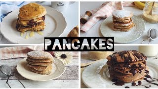 4 MODI PER PREPARARE I PANCAKES VEGAN E NON [upl. by Etteyniv]