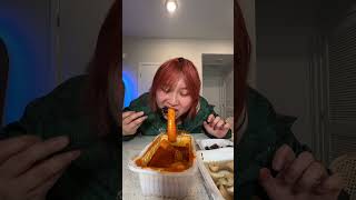 extra long style Korean spicy rice cakes garaetteok tteokbokki [upl. by Leicester398]