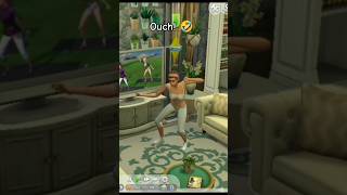 Mollie hit herself while working out sims4 [upl. by Arinaid]