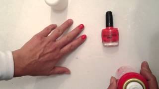 Accélérer le séchage dun vernis à ongles  Astuce manucure Faire sécher son vernis plus vite [upl. by Gamaliel705]