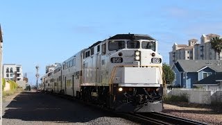 Railfanning Oceanside Mission and Surfrider 4132017 [upl. by Tymes]