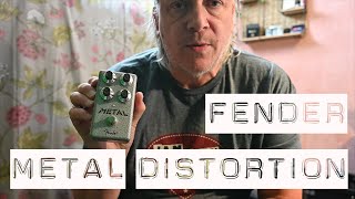 Drpeel Music gear review  Fender Hammertone Metal Effect Pedal [upl. by Olnton537]