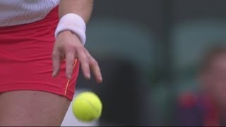 Clijsters BEL v Sharapova RUS Womens Tennis QuarterFinal Replay  London 2012 Olympics [upl. by Blank507]