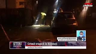 ȘTIRI CROMTEL TV  Crimă tragică la Rădăuți [upl. by Hilar]