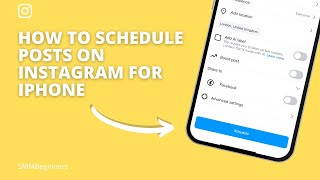 How to Schedule Posts on Instagram for iPhone [upl. by Verna690]