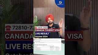 Canada Tourist Visa Live Result October 2024  Canada Tourist Visa Processing Time [upl. by Debi65]