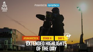 Extended highlights of Stage 6 presented by Aramco  Dakar2024 [upl. by Akcirderf]