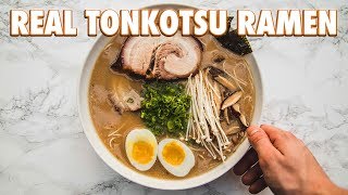 How To Make Real Tonkotsu Ramen [upl. by Abramo182]