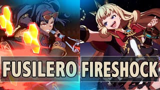 GBVSR🔥Fusilero Zeta Crimson Bomber Vs Fireshock Cagliostro🔥 High Level Gameplay [upl. by Plume]