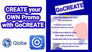 Paano Magcustomize ng Promo sa Globe  Create your Own Custom Promo with GoCreate [upl. by Alana]