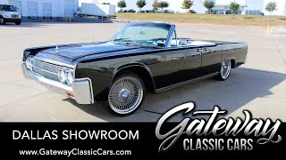 1963 Lincoln Continental Convertible Gateway Classic Cars  Dallas 1877 [upl. by Zul174]